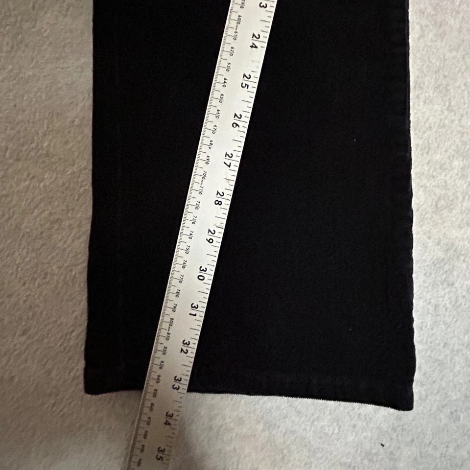 VTG Chadwicks Curvy Fit Black Corduroy Pants Women 10 Bootcut Comfort Stretch 90 - Image 3 of 4