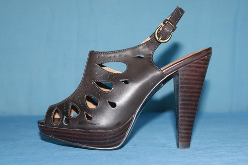 Escarpins Sandales La Redoute  Cuir  hauts talons T 36  BE - Photo 1 sur 5