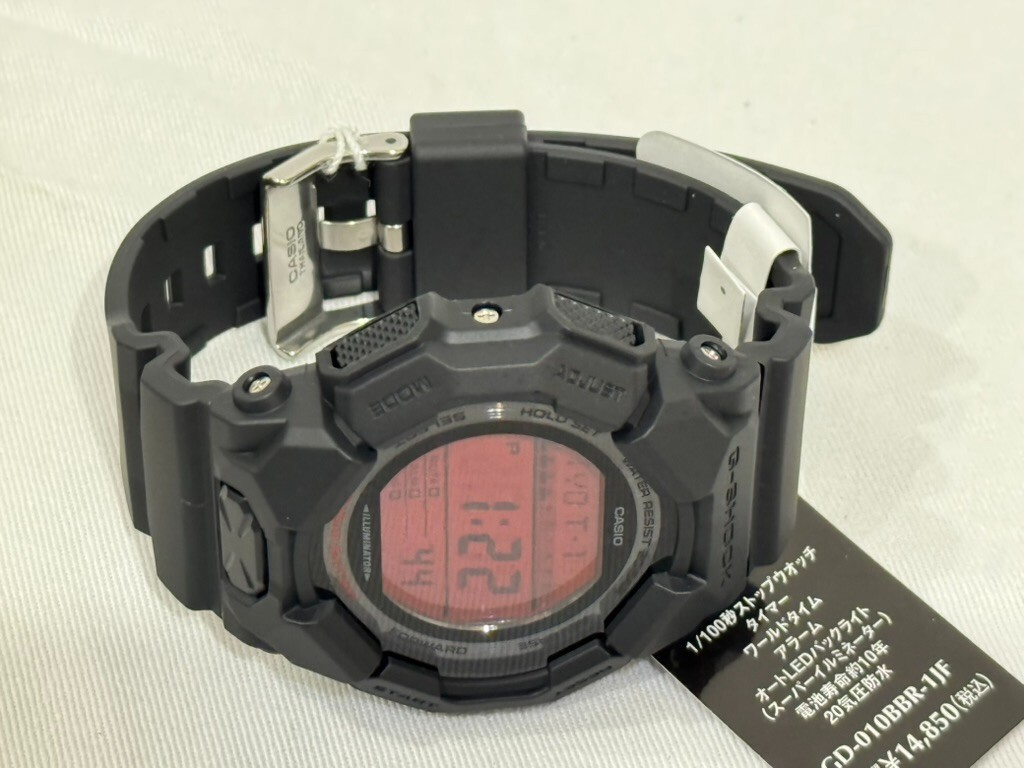 CASIO G-SHOCK GD-010BBR-1JF BLACK BOLD RED Big Case Carbon Digital