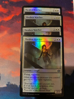 MTG Modern Horizons 2 Thraben Watcher Foil x 4