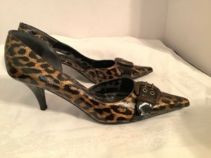 patent leather leopard heels