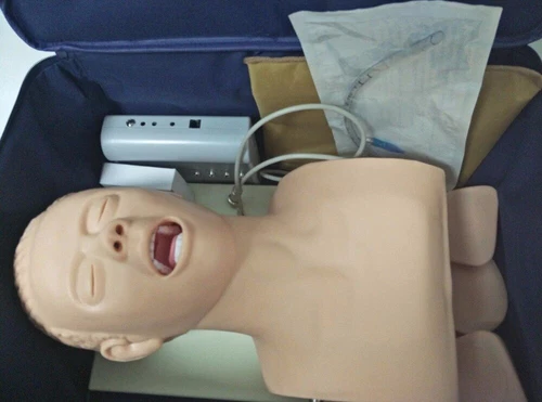 Maniquí de Intubación Estudio Enseñanza Modelo Entrenador de Gestión de Vías Aéreas PVC Dientes NUEVO- - Imagen 2 de 6