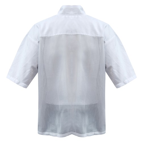 Chaqueta de Chef Abrigo de Chef Uniforme Hotel Chaquetas de Chef Mangas Cortas y Completas S a XXXL - Imagen 15 de 17