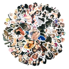 100 Sexy Legs Anime Girls Stickers Waifu Women Hentai Ahegao Feet Vinyl