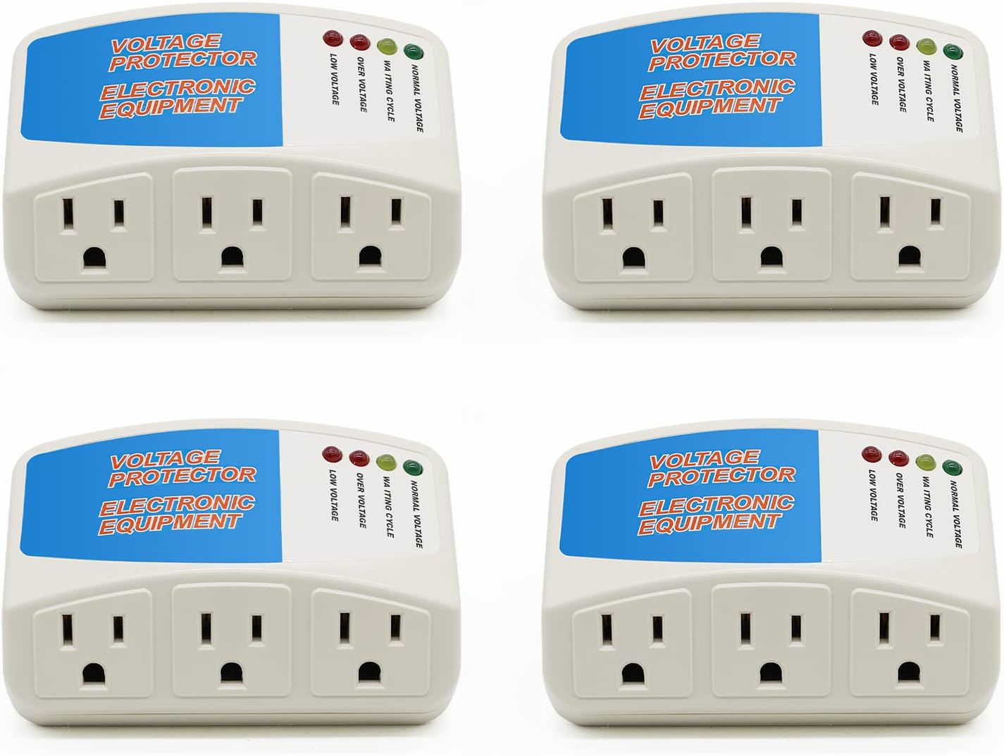 Surge Protector Home Appliance,3 Outlet Power Surge Protector, Voltage Protector-image