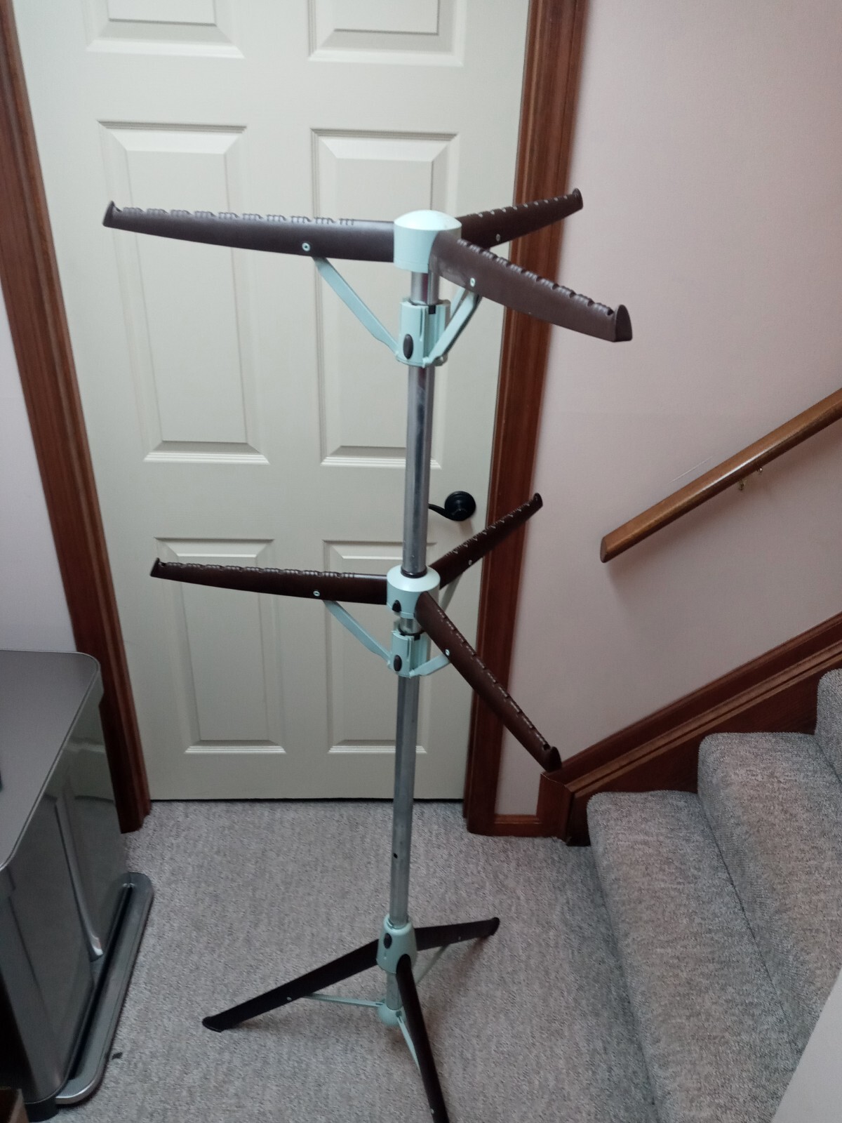 Hangaway Collapsible Drying Rack Clothes Hanger Stand 2 Tiers. Hang
