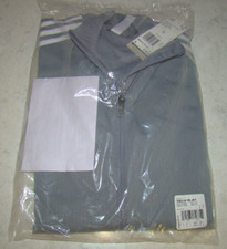 NWT Adidas Adult Small Climalite Soccer TIRO19 Full Zip Gray Track Jacket