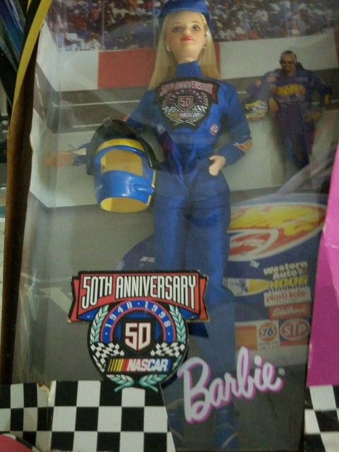 nascar barbie 50th anniversary ebay