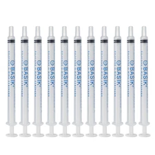 1cc | 1ml Silicone O-ring Slip Tip Feeding  Craft Syringe With Caps  10/pack