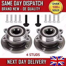 VW GOLF MK5 2003-2009 FRONT OR REAR WHEEL HUB & BEARING KIT PAIR X2