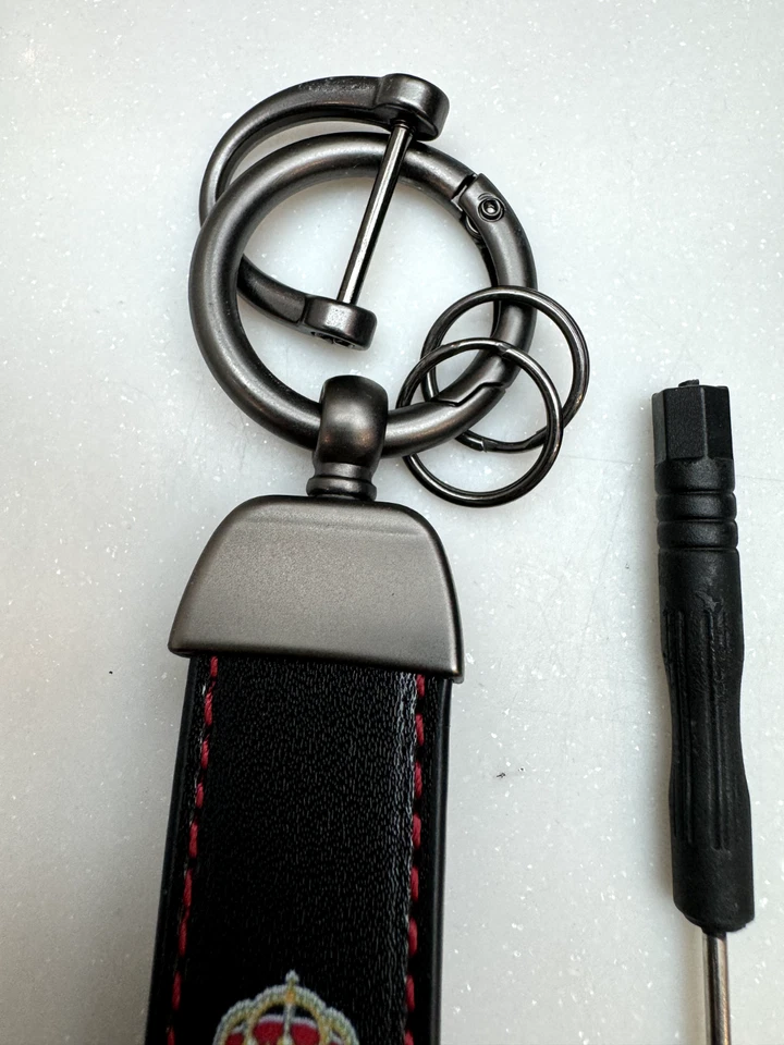 Soccer Lavero Keychain Black Leather Brand new - Image 3 of 3