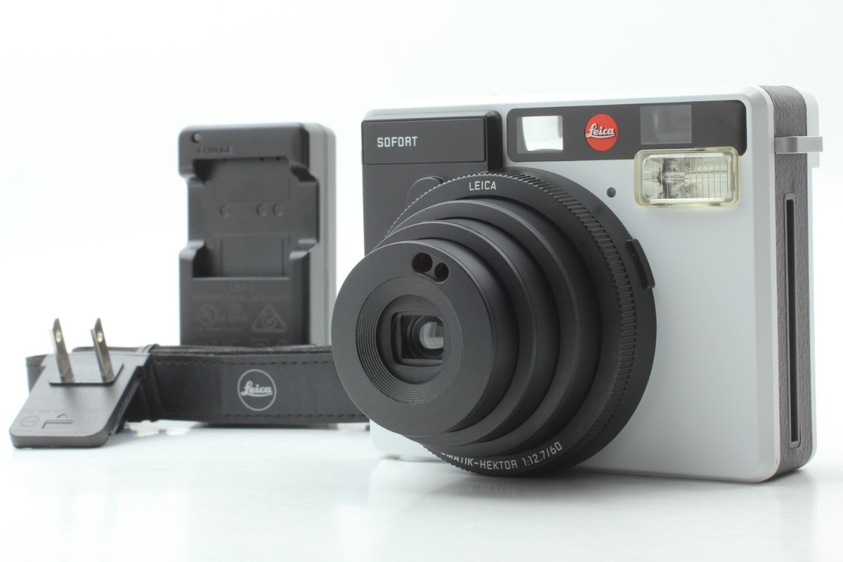 Leica Sofort AF Appareil Photo Instantané Blanc Avec Dragonne Boîtier Japon