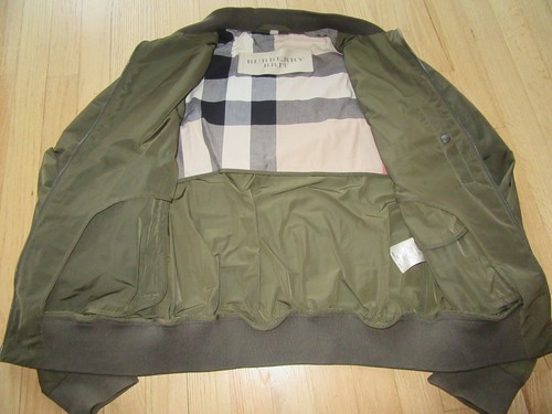 19P/DAMEN BURBERRY BRIT BOMBERJACKE/DURCHGEHENDER REISSVERSCHLUSS/TASCHEN/GRÜN/GRÖSSE SMALL! - Bild 4 von 12