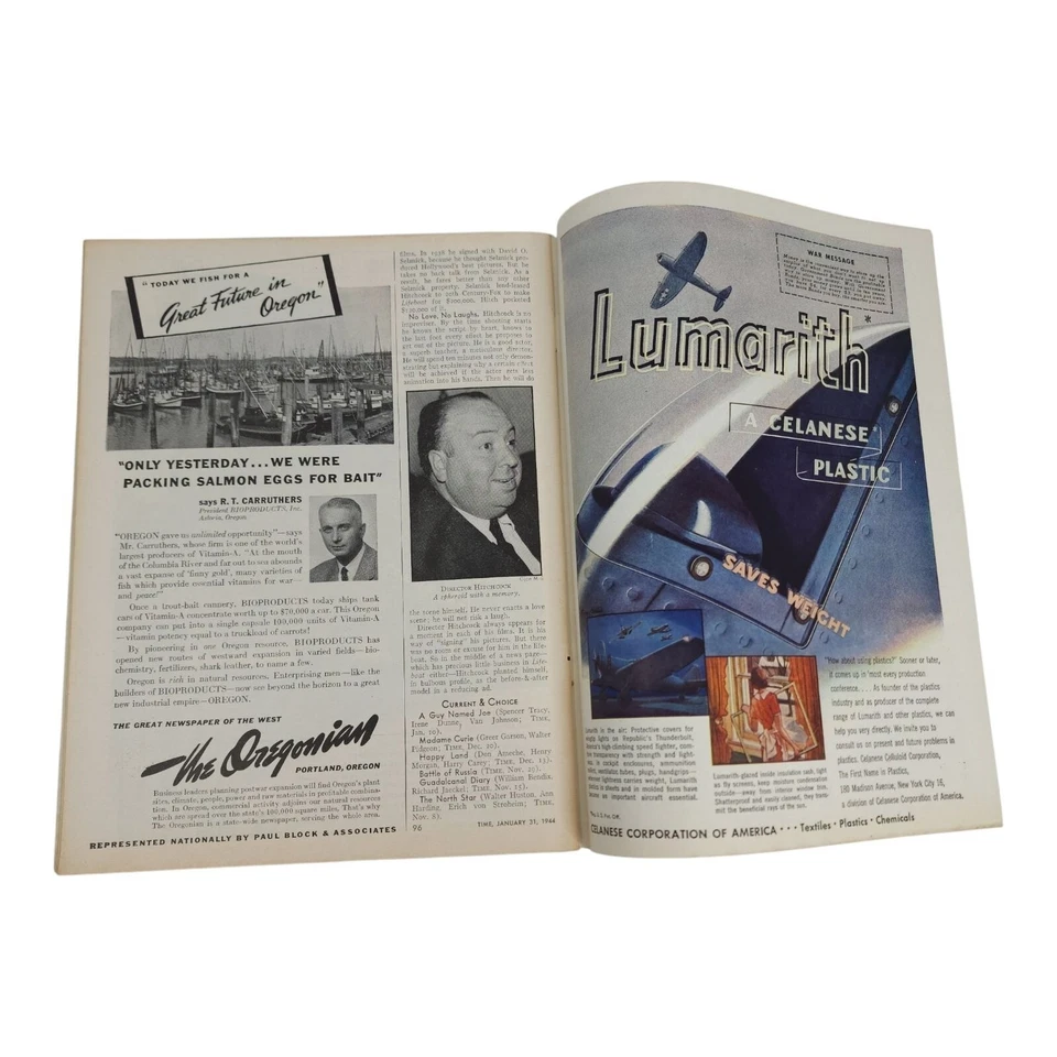 Time Magazine January 31 1944 Californias Governor Warren Number 5 Advertisement - Image 2 of 4