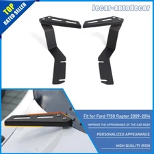 1 Pair Front LED Light Pod Hood Ditch Mount Bracket Holder For Ford F150 2009-14