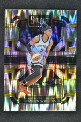 Diamond DeShields 2024 Panini Select WNBA Silver Flash Prizms Chicago Sky #100