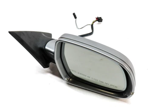 08-14 AUDI A5 S5 (B8 8T) RIGHT PASSENGER AUTODIM BLIND SPOT DOOR MIRROR ALUMINUM