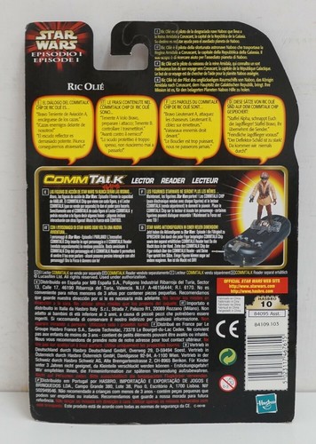CommTalk Chip: Ric Olie'. Star Wars Episodio I. Hasbro - Imagen 2 de 2