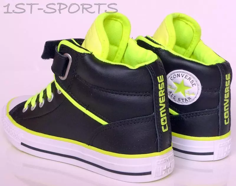 Leather clearance converse boys