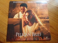 The Pelican Brief Laser Disc Movie Starring: Julia Roberts Danzel Washington
