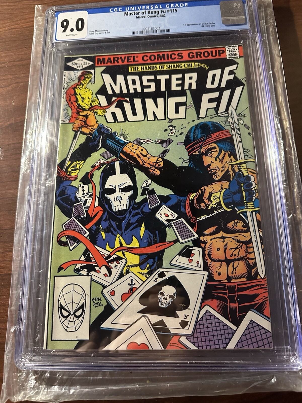 Master of Kung Fu 115 CGC 9.0 1st Death Dealer Marvel Comics 1982