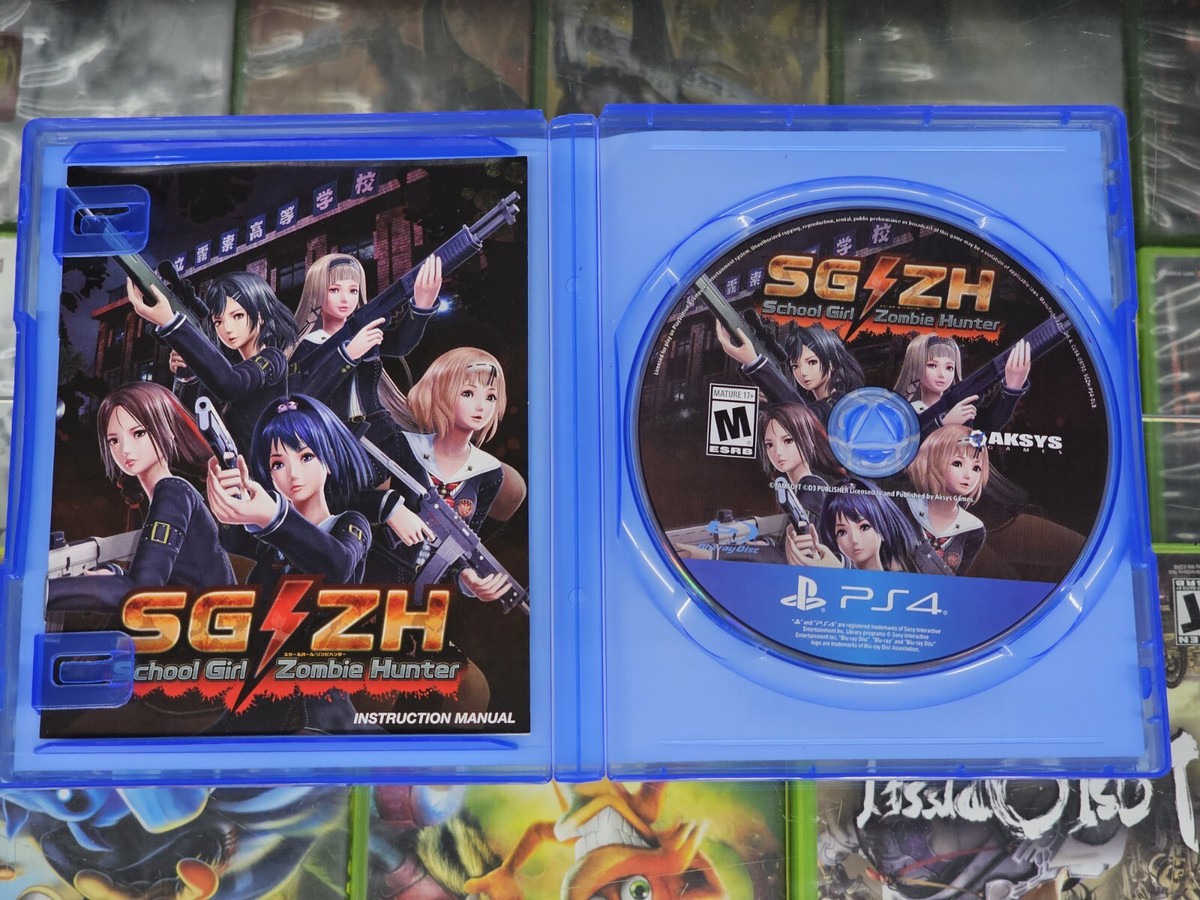 School Girl Zombie Hunter SGZH Playstation 4 PS4 COMPLETE