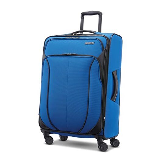4 KIX 2.0 Softside Expandable Luggage 24 SPINNER Classic Blue