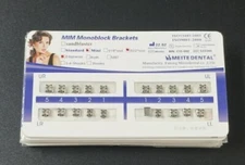10 Sets Dental Orthodontics MIM Monoblock Brackets Mini Edgewise 022 no hooks