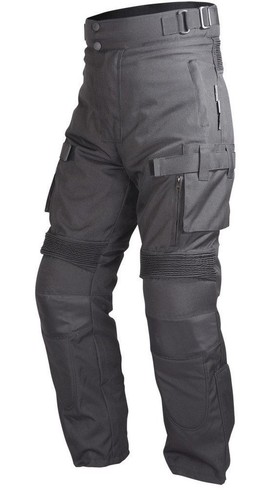 Motorcycle Textile Riding Pants Black 