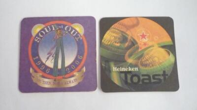 HEINEKEN BEER Coaster Mat MALAYSIA SOULED OUT Issue 2006 Circus STILT WALKER 97