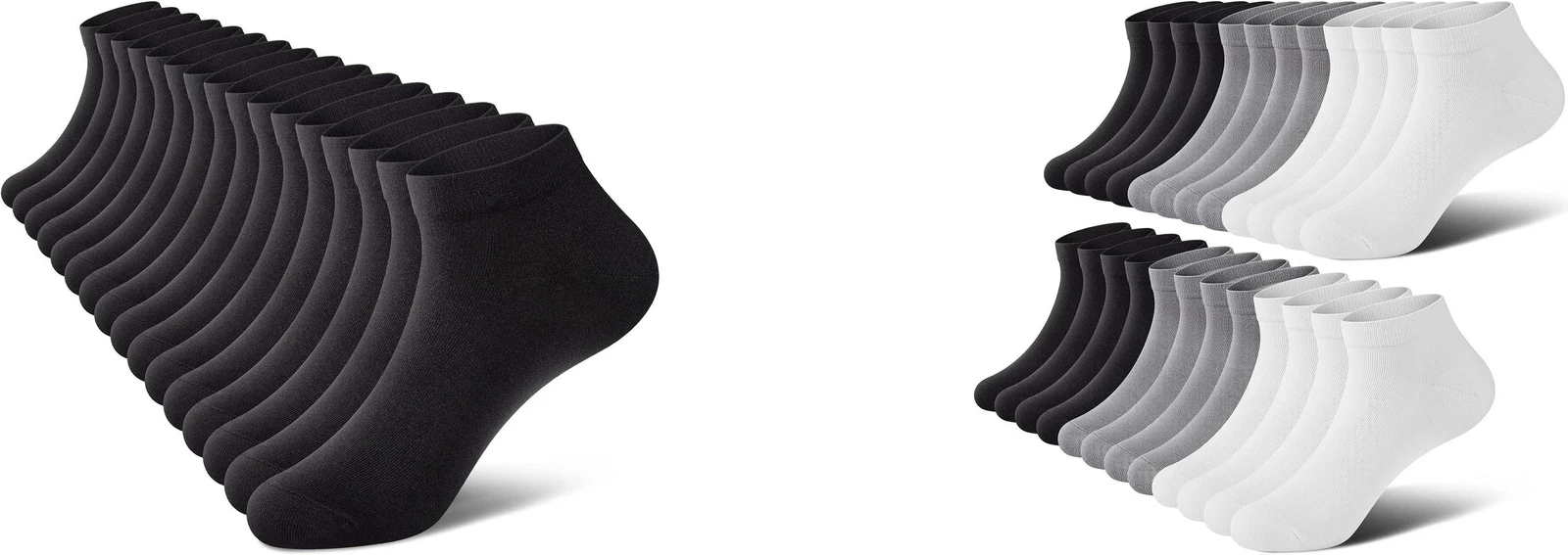 wernies Men's Low Cut Casual Cotton Socks