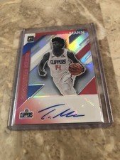 Terance Mann 2019-20 Donruss Optic Holo Prizm Signature Series Auto Rookie SP