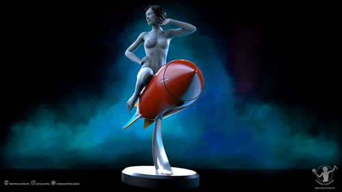Suzie NSFW Ritual Casting Statue 3D Print Unpainted Unassembled - Picture 4 of 14