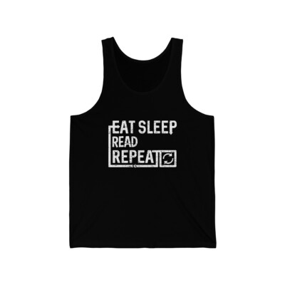 Eat Sleep Read Unisex Tank Top