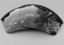 Gravé Polarisé Noir Iridium Rechange Lentilles Pour Oakley Half Jacket XLJ