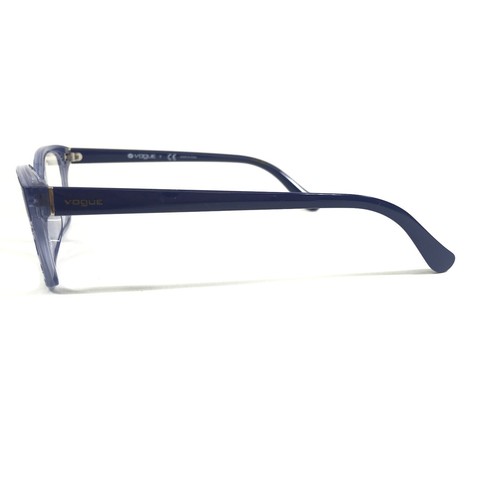 Vogue Eyeglasses Frames VO5289 2770 Blue Purple Cat Eye Rectangular 53-17-140 - Picture 6 of 11