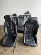 2017-2020 AUDI S3 Front and Rear Seat Seats Set Black Leather XG OEM