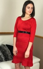 Red Dress - Ribbed 