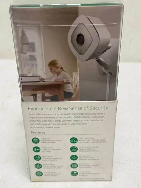 Arlo Q VMC3040-100NAS 1080p HD Wireless Security Camera with Audio Indoor - Image 4 of 4