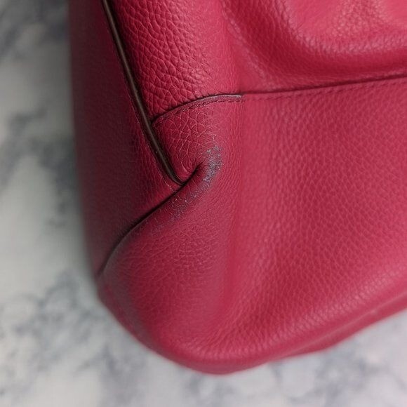 Coach Pink Leather Shoulder Bag Gem