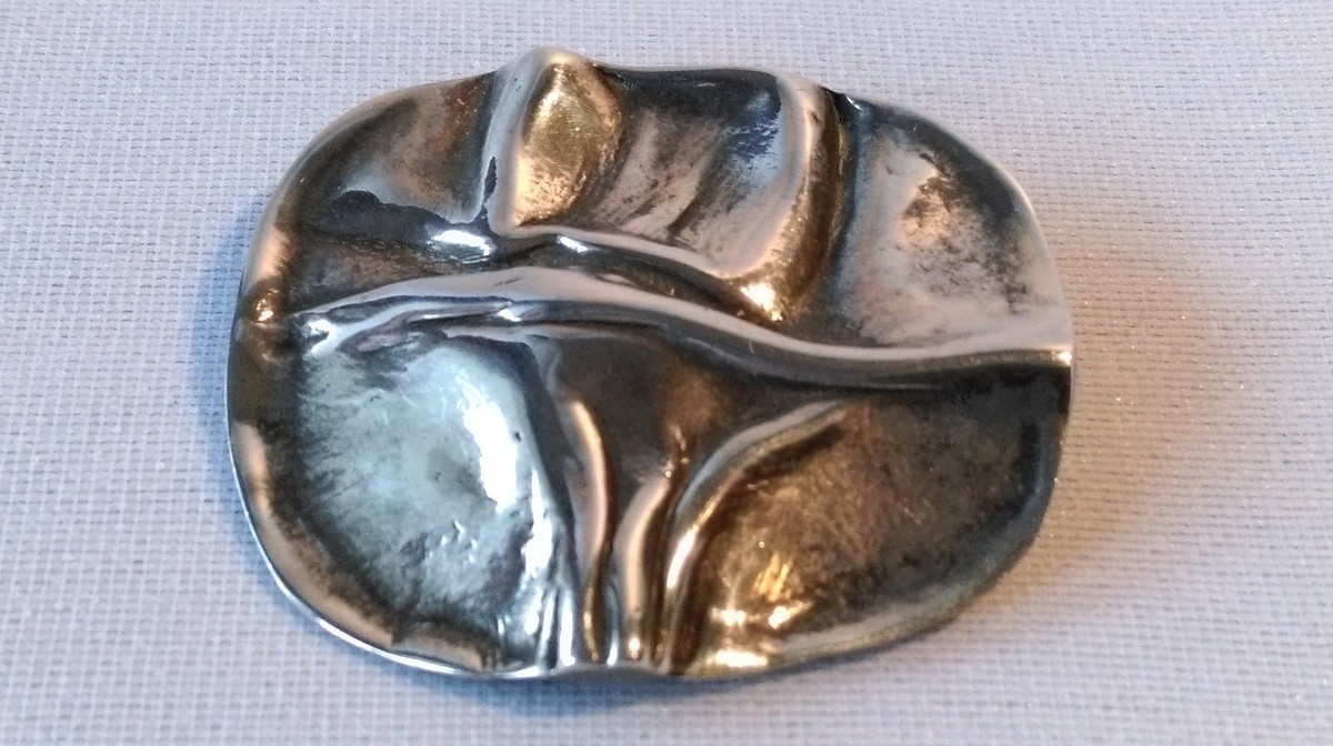 Broche En Argent Attribuée à Émile Souply - Poinçon Minerve, Bijou D'artiste, Excellent état