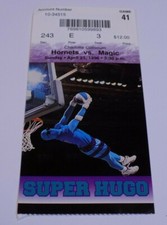 Charlotte Hornets Orlando Magic Ticket Stub 3 4/21/96 Shaquille O'Neal Glen Rice