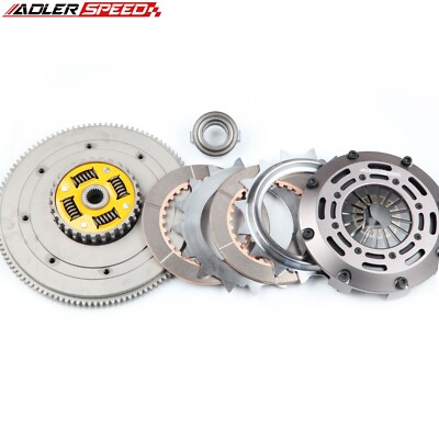 SPRUNG CLUTCH TWIN DISC KIT + FLYWHEEL FOR 1990-05 MAZDA MIATA MX-5 1.6L 1.8L