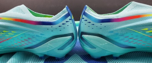 Adidas X Speedportal + FG, klar Aqua/Solar rot/Solargelb, Größe 9,5 (GW8408) - Bild 7 von 12