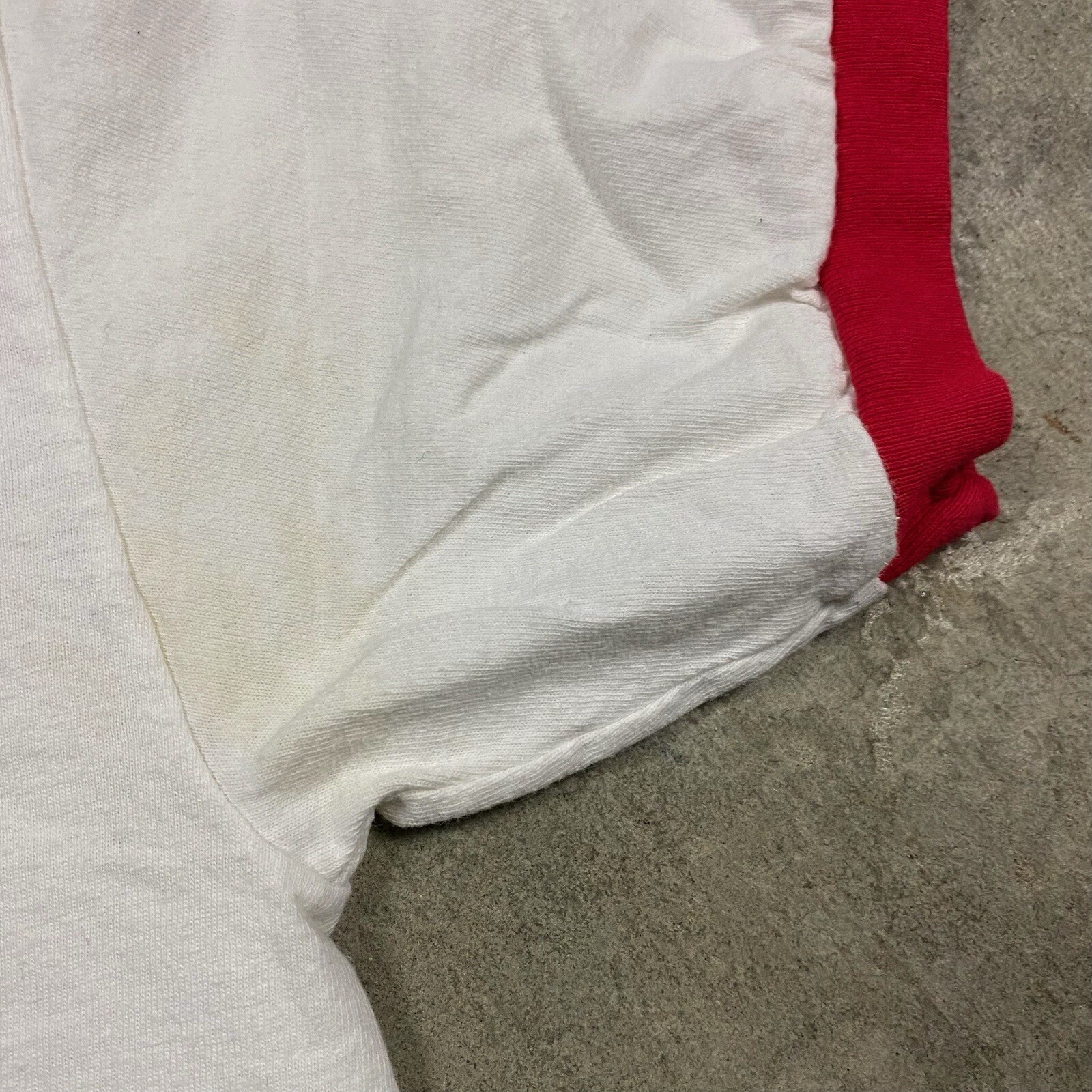 FILA T shirt vintage Rowing Crew Krazy Krew Row Like Nuts Ringer uomo anni '90 divertente