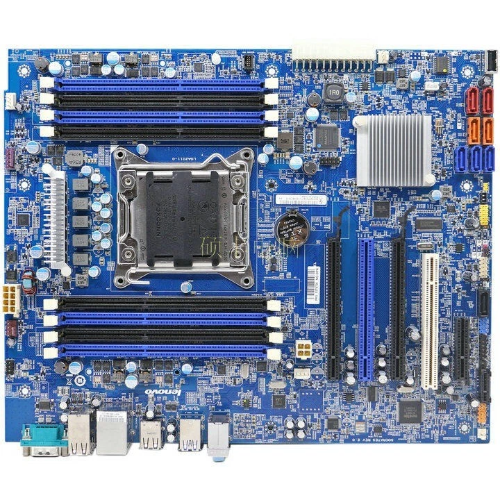 For ThinkStation S30 03T8420 motherboard LGA2011 DDR3 128GB ATX Tested OK - Image 2 of 2