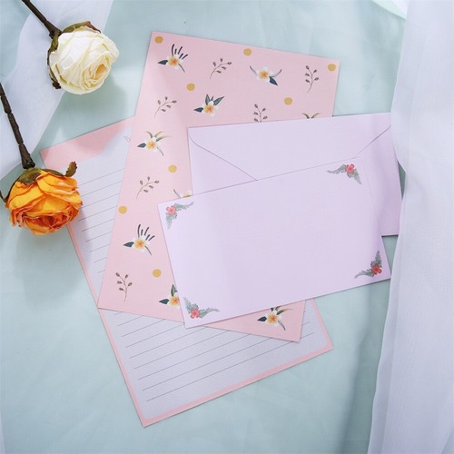 6Pcs Letter Paper 3Pcs Envelopes for Writing Letters Wedding Invitations 10 Type - Picture 24 of 74