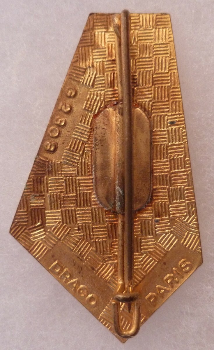 Insigne Militaire Original 44e RT Régiment Transmissions - Années 1980, Badge Armée Française, DRAGO G.2308