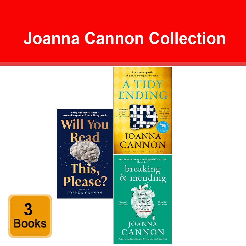 Joanna Cannon Collection 3 Books Set Will You Read This Please, A Tidy Ending