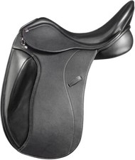 PDS Carl Hester Grande II Saddle, 18 Medium Wide, Black